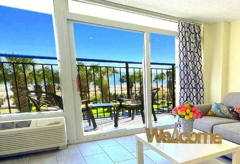 New! Amazing Condo Oceanfront Tower Downtown Of Myrtle Beach