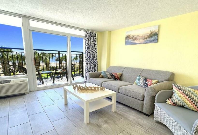 New! Amazing Condo Oceanfront Tower Downtown Of Myrtle Beach