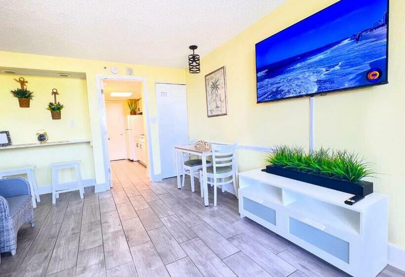 New! Amazing Condo Oceanfront Tower Downtown Of Myrtle Beach