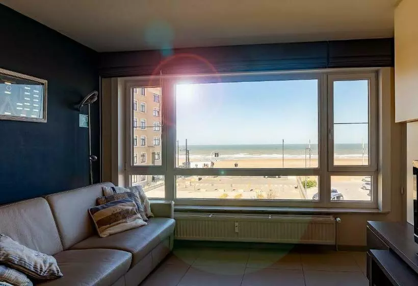 Splendid Seaview   Ostend Luxury Studio 4 Persons At Beach And Sea