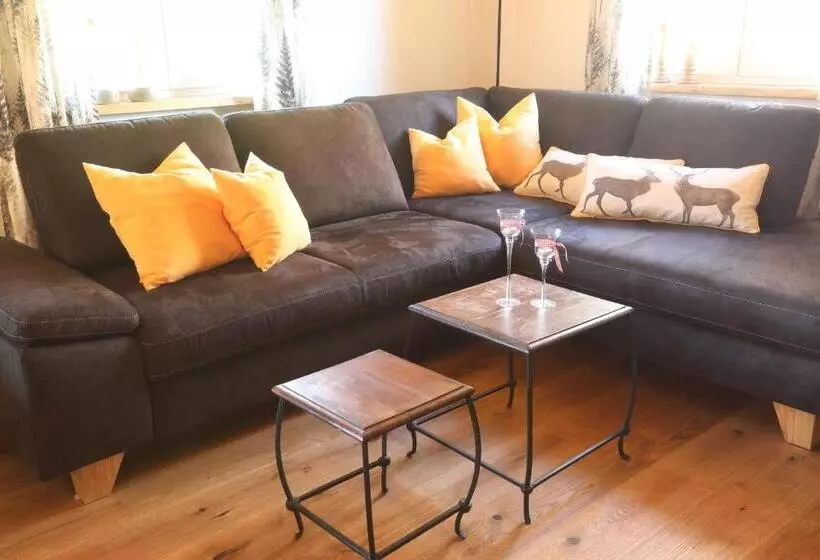 Ferienwohnung Birkennest Sauna Freisitz Almhütte