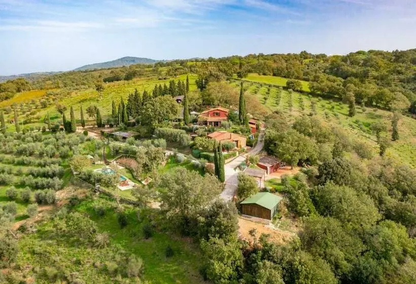 Podere Torricelle 69b Pancole Gr, Seaview Infinity Pool, Jacuzzi And Sauna, Exclusive Villa For 4 An