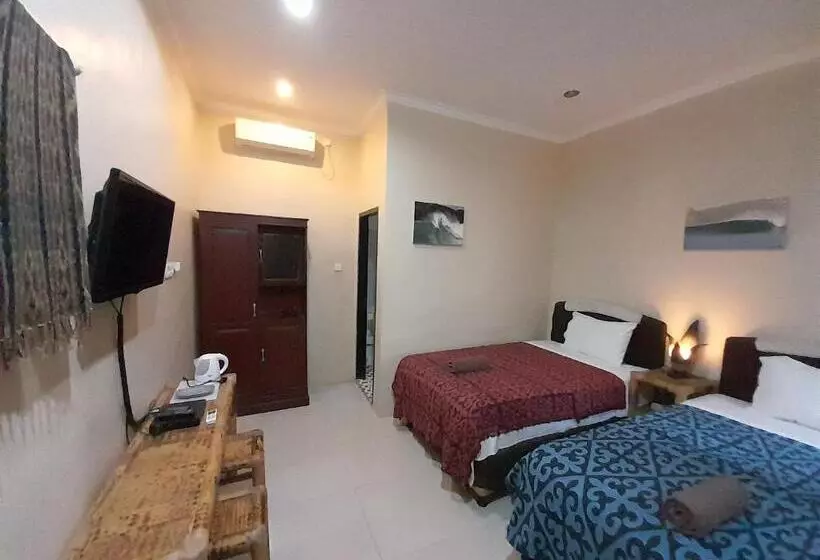 ベッドアンドブレックファースト Wave House Gerupuk South Lombok