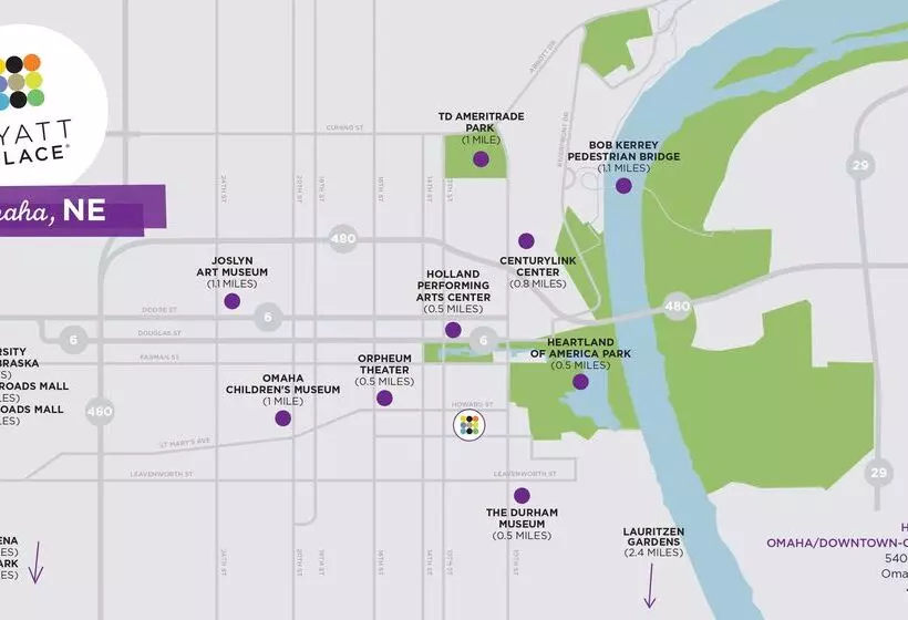 酒店 Hyatt Place Omaha/downtown Old Market