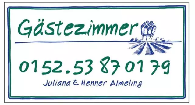 ホテル Gästezimmer Almelings Hof
