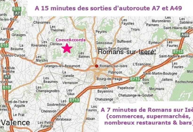 민박 Coeuraccords, Spa & Bien être Au Calme Naturiste Toute L Année