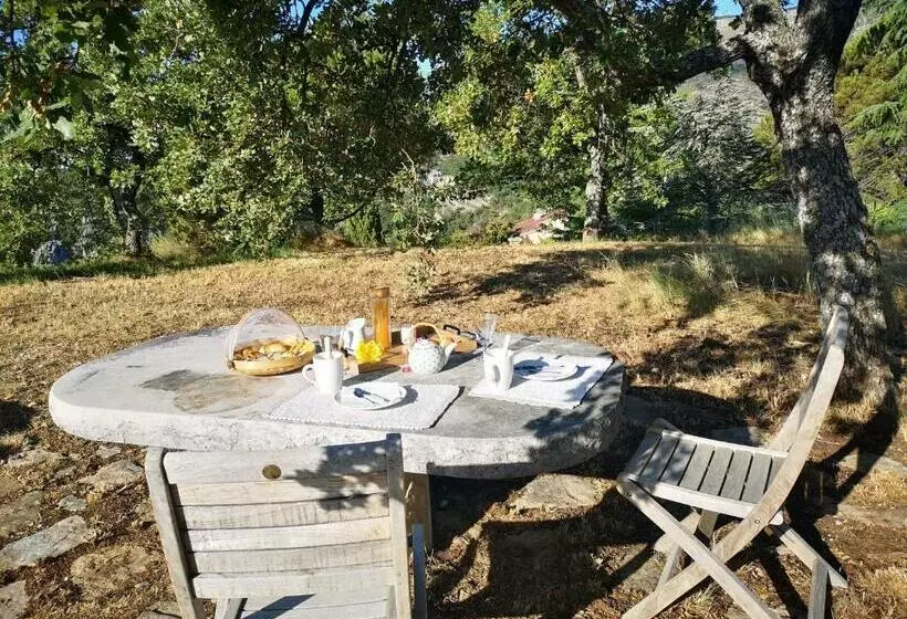 Aamiaismajoitus (B&B) Le Cabanon De Gourdon Bergerie Rénové En Pierre Vue Mer