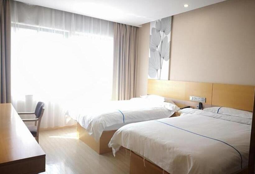 هتل Greentree Inn Express Shanghai Baoshan District Youyi Road Metro Station