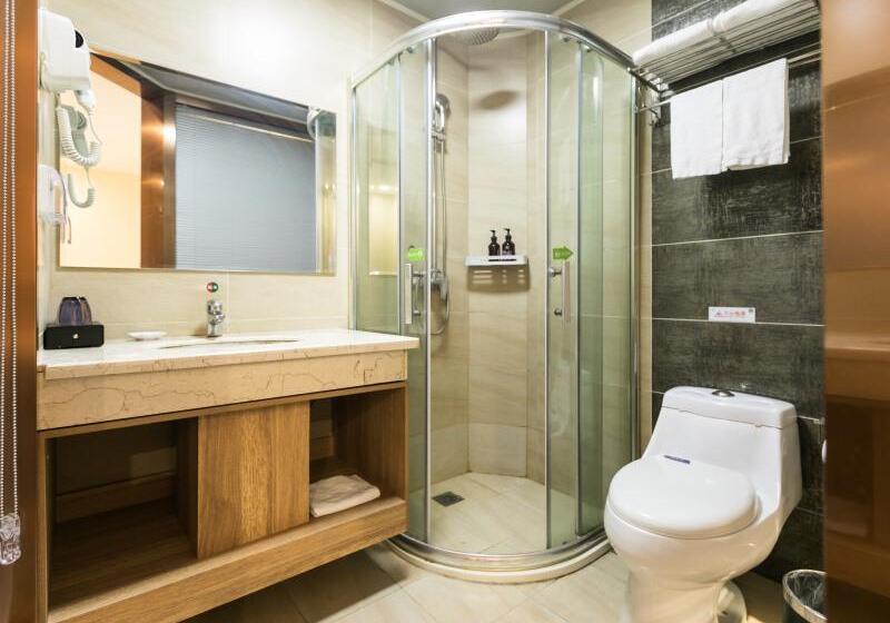 בית מלון כפרי Greentree Inn Express Wuxi Jiangyin Wanda Plaza Tongfu Road