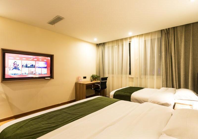 בית מלון כפרי Greentree Inn Express Wuxi Jiangyin Wanda Plaza Tongfu Road