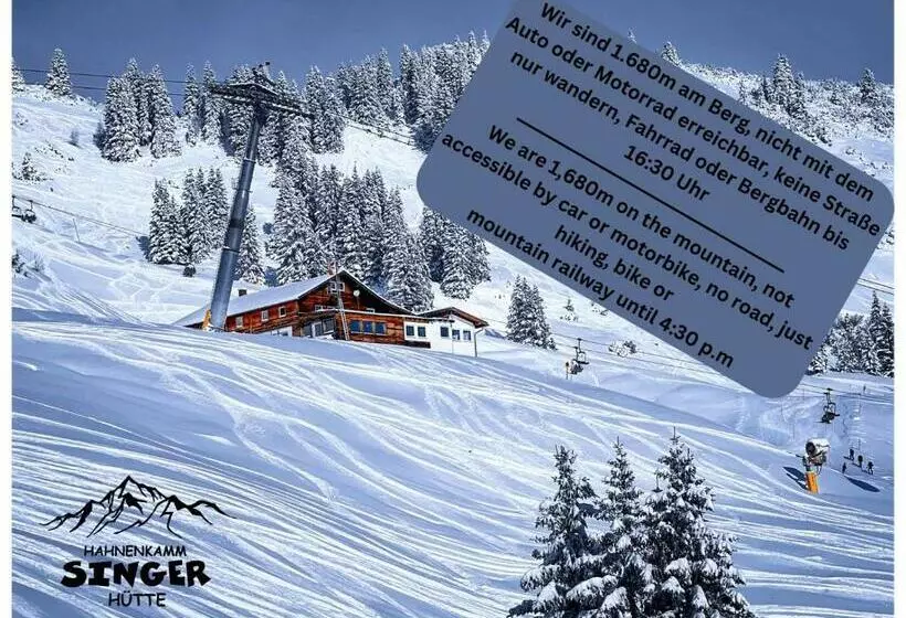 ホテル Berggasthof Singerhütte In Höfen, Reutte