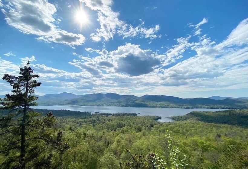 리조트 Adirondack Lake Cabins