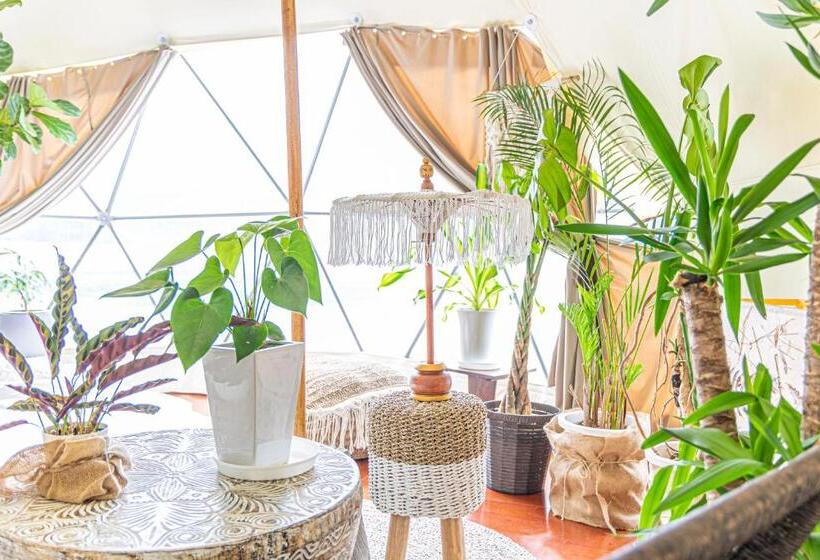 호텔 Itoshima Sdgs Village Chikyu Mirai 海の大パノラマ 全室オーシャンビューのドームテント