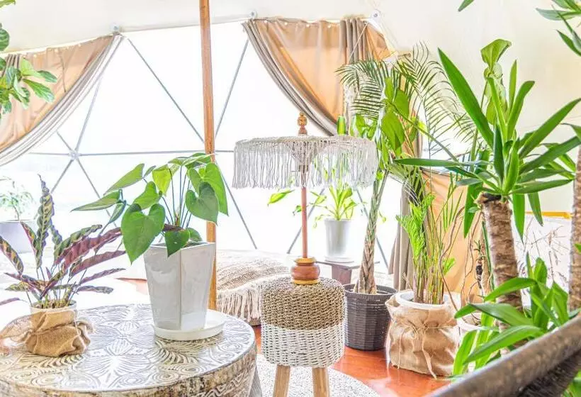 Hotelli Itoshima Sdgs Village Chikyu Mirai  海の大パノラマ 全室オーシャンビューのドームテント