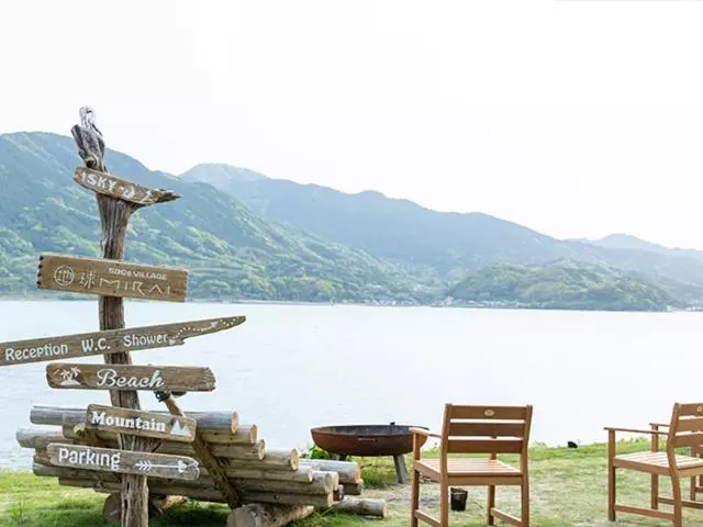 Hotelli Itoshima Sdgs Village Chikyu Mirai  海の大パノラマ 全室オーシャンビューのドームテント