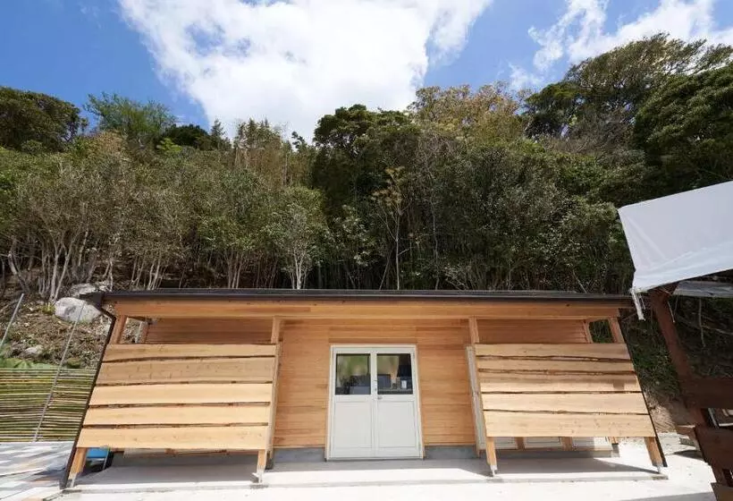 Hotelli Itoshima Sdgs Village Chikyu Mirai  海の大パノラマ 全室オーシャンビューのドームテント