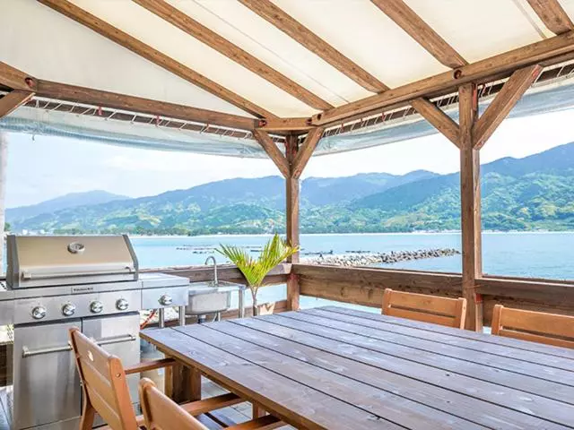 Hotelli Itoshima Sdgs Village Chikyu Mirai  海の大パノラマ 全室オーシャンビューのドームテント