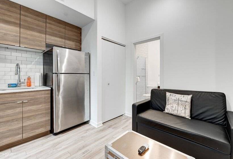 Amenities No Hotel Room Can Match! Full Kitchen And In Unit Laundry!   747 Lofts Cabin 306  By Redaw