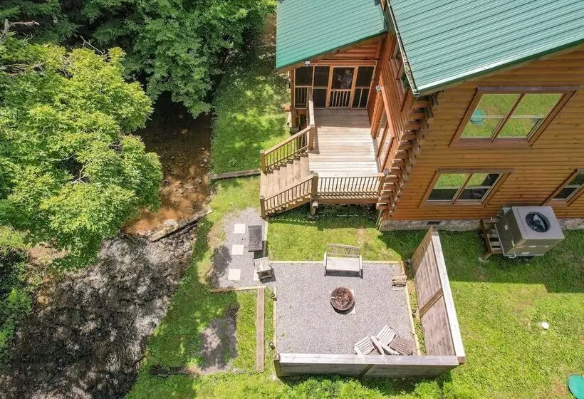 Brookshore By Avantstay Relaxing Backyard Creek, 10mins From Pigeon Forge