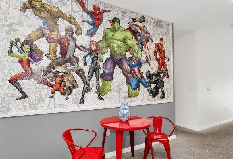 New Decor With Mickey, Nemo, Tinkerbell & Star Wars Rooms! Private Pool And Game Room