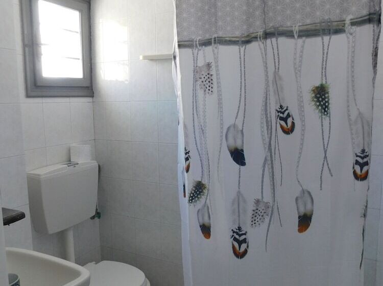 Perissa Art Villa   Kitchen & Washing Machine