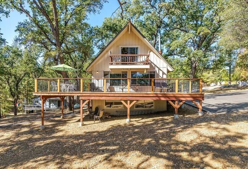 Cozy Cabin On The Cove   Lakefront With Private Dock By Yosemite Region Resorts