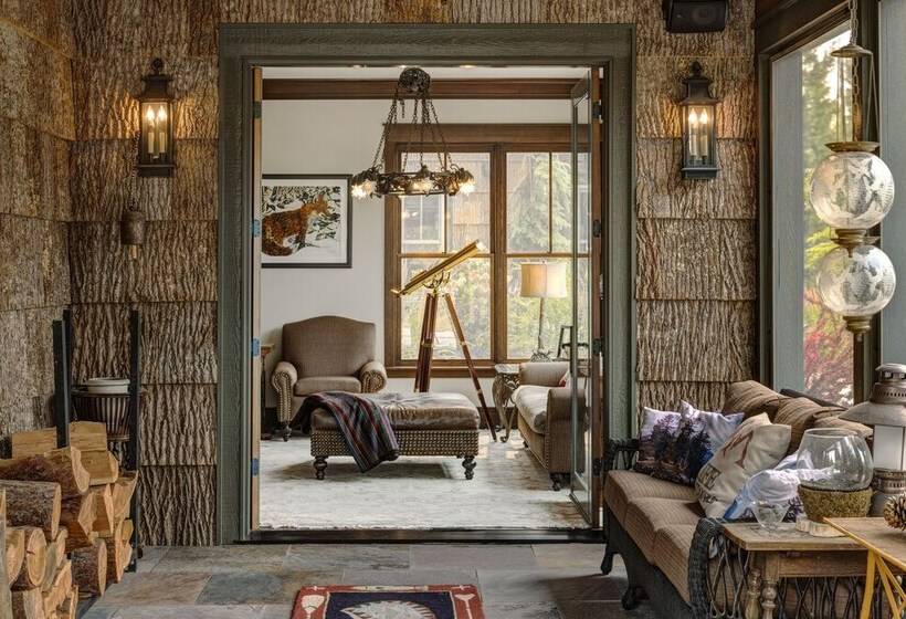 בית מלון כפרי Alpine Falls Ranch