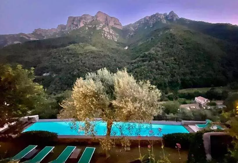 Medieval Mountain Setting With Private Garden