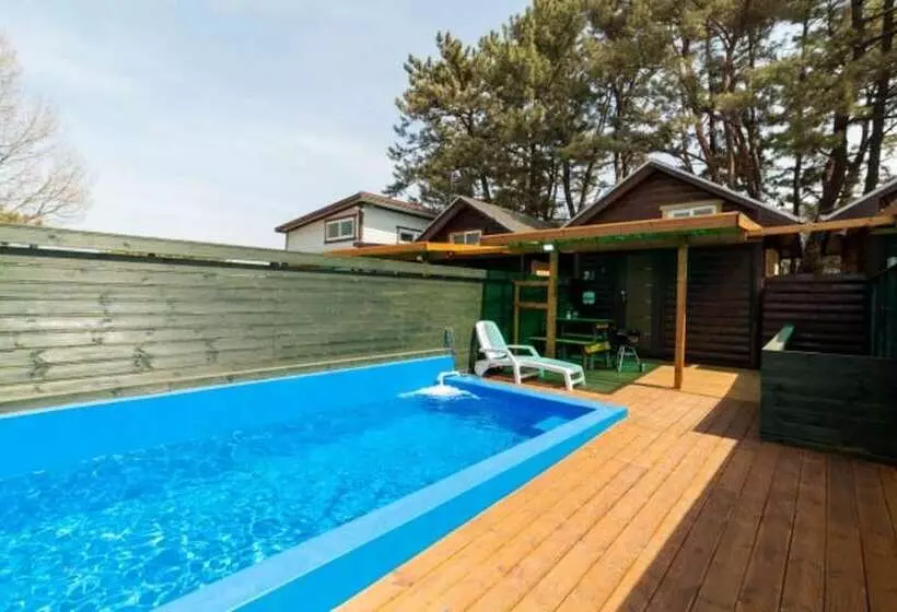 ペンション Boryeong Hiddenvillage Dokchae Poolvilla