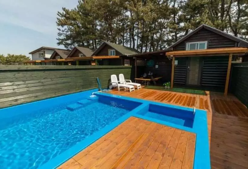 ペンション Boryeong Hiddenvillage Dokchae Poolvilla