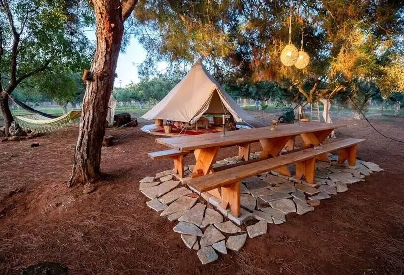 Glamping At A Lovely Tent In Skiaxtro  Marathopoli