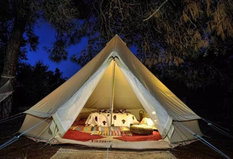 Glamping At A Lovely Tent In Skiaxtro  Marathopoli