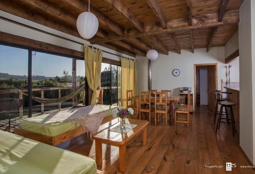 فندق Antuquelen Lodge Cabañas