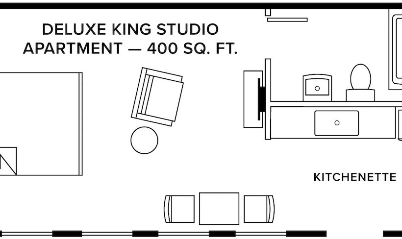 ホテル The Inn Downtown: A Boutique Apartment