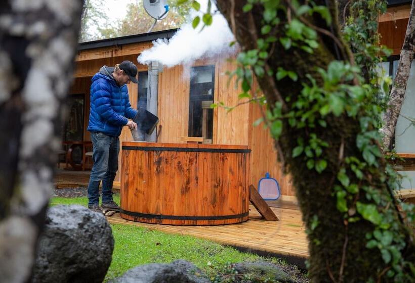 ホテル La Escondida Pucón