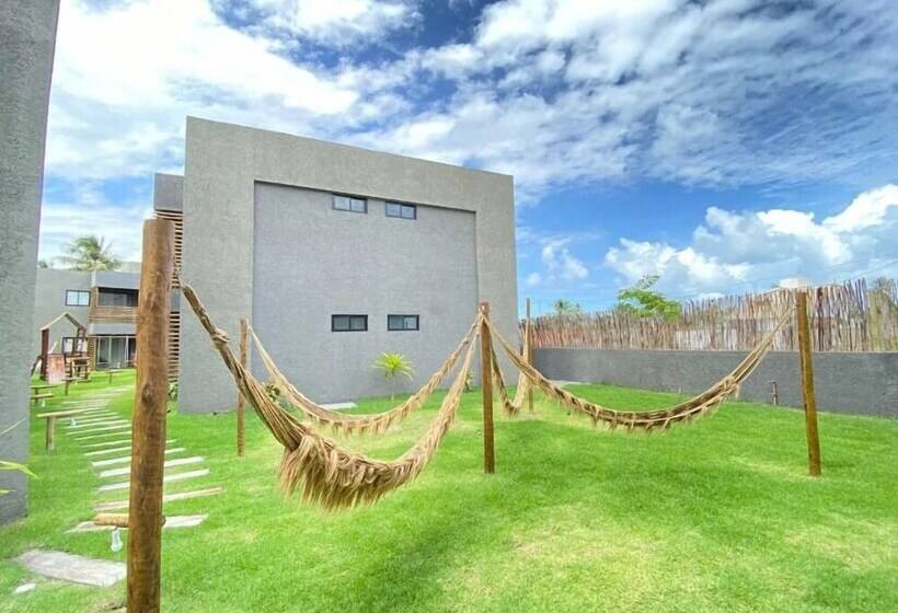 تختخواب و صبحانه Villas Patacho Milagres Ap 002 Bloco F