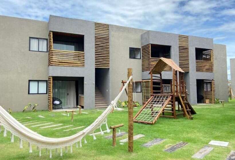 تختخواب و صبحانه Villas Patacho Milagres Ap 002 Bloco F