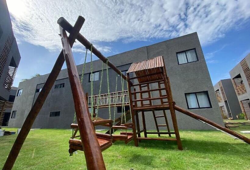 تختخواب و صبحانه Villas Patacho Milagres Ap 002 Bloco F