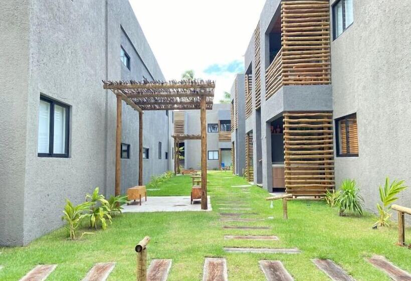 تختخواب و صبحانه Villas Patacho Milagres Ap 002 Bloco F