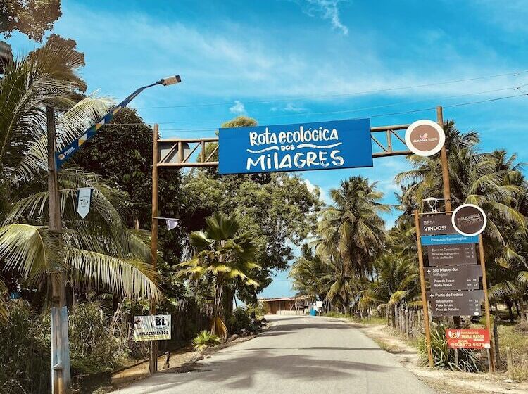 تختخواب و صبحانه Villas Patacho Milagres Ap 002 Bloco F