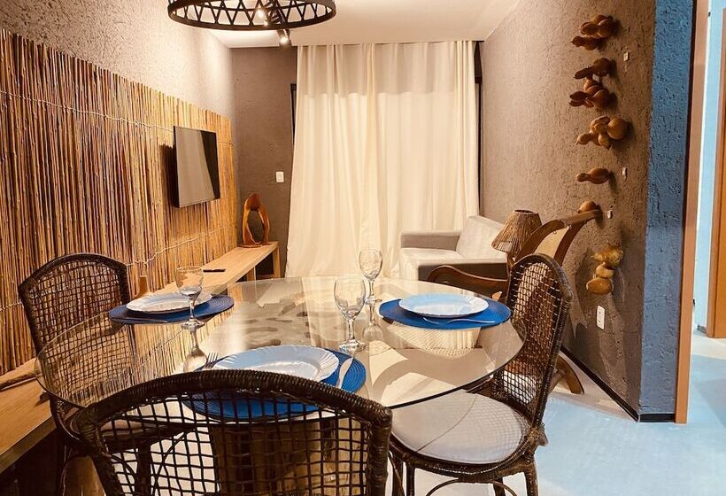 تختخواب و صبحانه Villas Patacho Milagres Ap 002 Bloco F