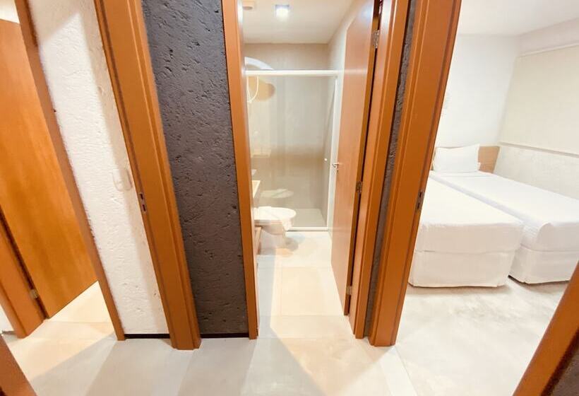 تختخواب و صبحانه Villas Patacho Milagres Ap 002 Bloco F