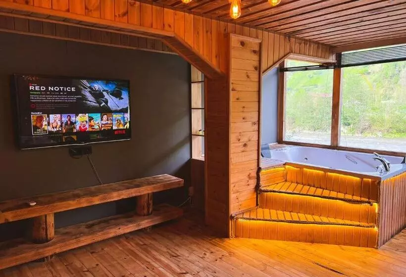 ベッドアンドブレックファースト Heaven Wooden Vip Bungalow