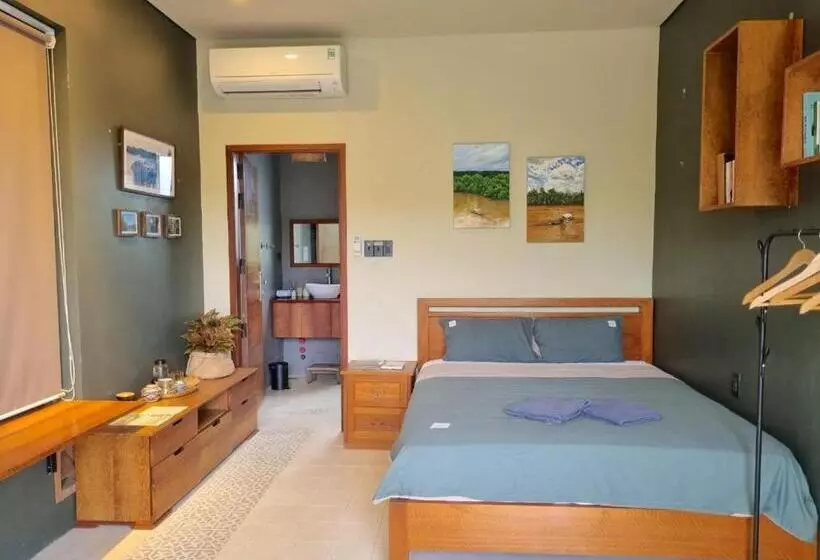 تختخواب و صبحانه Comfy Riverside Mekong Homestay Ben Tre