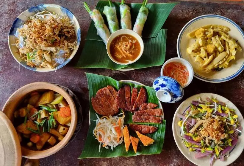 تختخواب و صبحانه Comfy Riverside Mekong Homestay Ben Tre