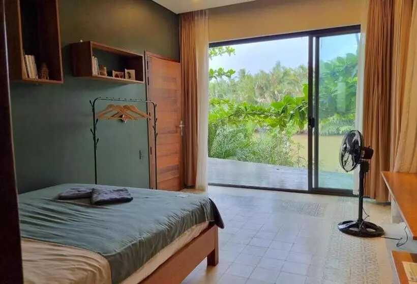 تختخواب و صبحانه Comfy Riverside Mekong Homestay Ben Tre