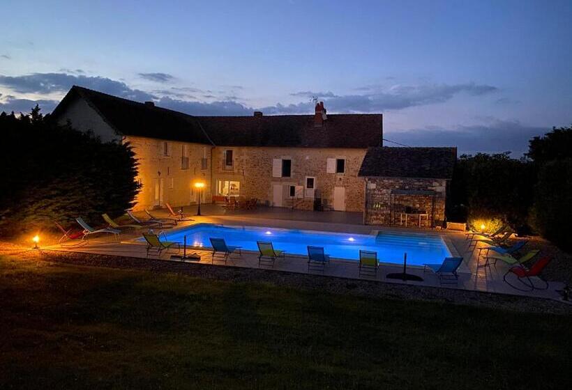 פנסיון Kourline Villalunoterie Futuroscope Piscine Spa