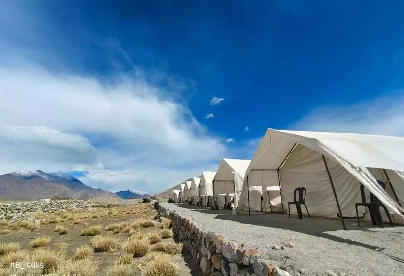 ホテル Blue Waves Camps Lake View Pangong