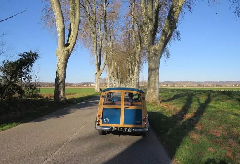 ペンション Au Milieu Coule La Garonne