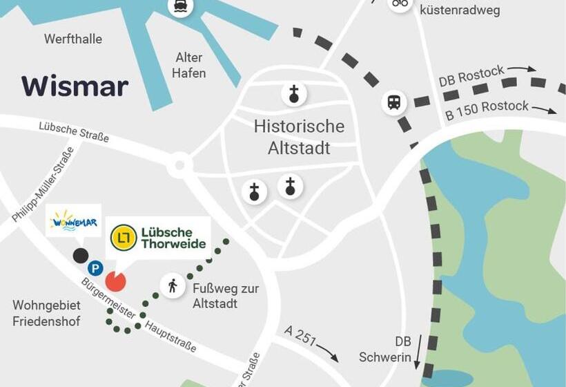 ホテル Lübsche Thorweide